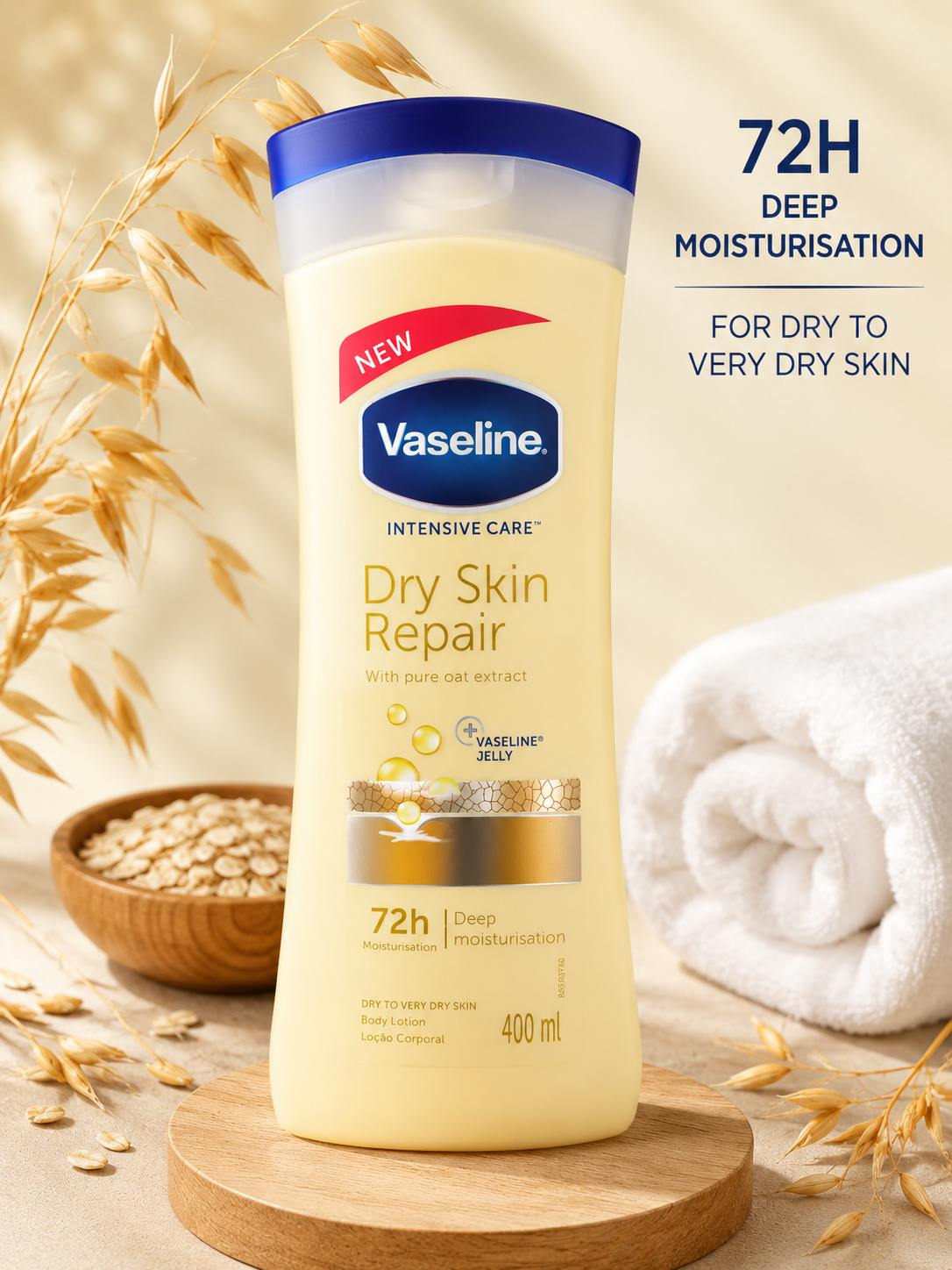 Vaseline dry skin repair