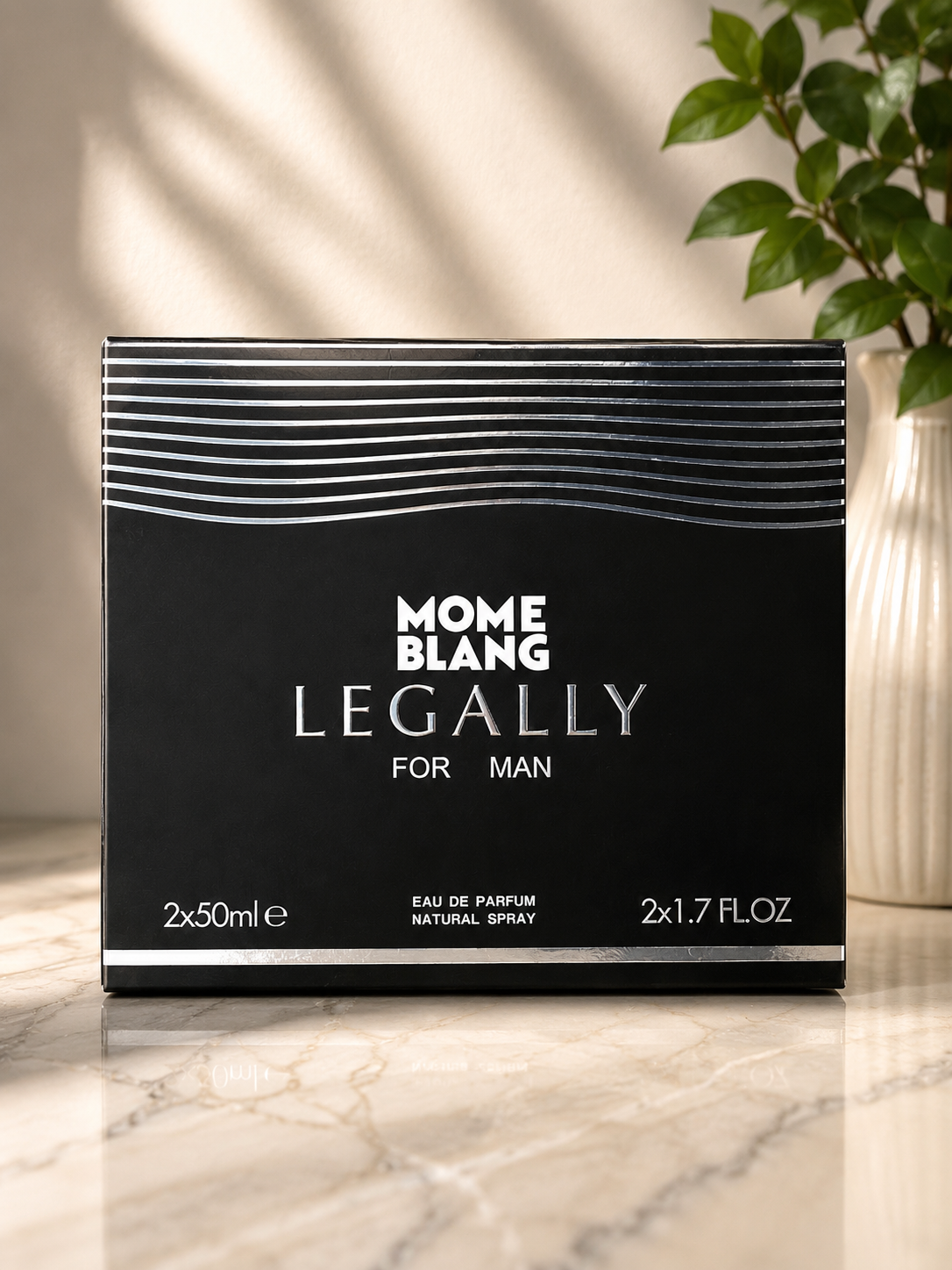 Mome Blang Legally For Man Eau De Parfum – 2 x
