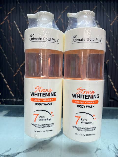 Strong Whitening Orange Vitamin C Body Wash 7 Days